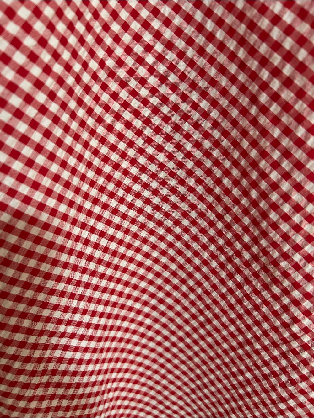 Wild Fable Red Gingham Column Maxi Skirt Large